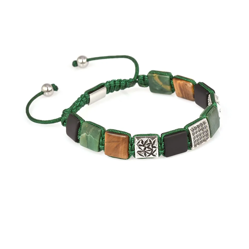 Томас пользовательские ювелирные изделия мужской браслет квадратный