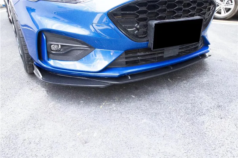 Автомобильные аксессуары для Ford NEW Focus 2019 черное углеродное волокно