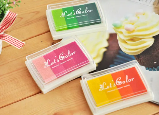 6 градиентных цветов чернила для скрапбукинга|Штемпельные подушечки| |