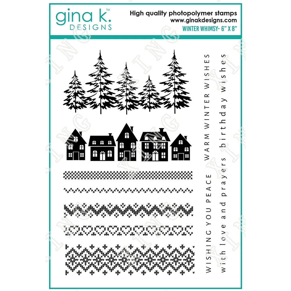 

New Silicone Stamps Hot Sele Winter Whimsy Scrapbooking Photo Album Greeting Card Diy Paper Gift Decoration Embossing Template