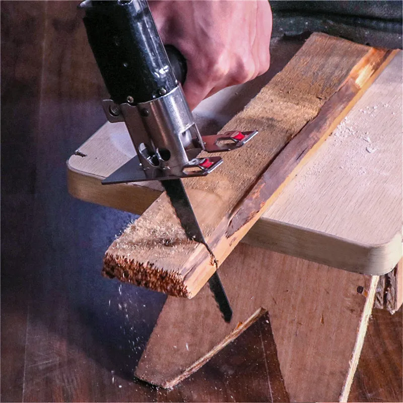 

Multifunction Reciprocating Saw Attachment Change Electric Drill Into Reciprocating Saw Jig Saw Metal File To Wood Metal Cutting
