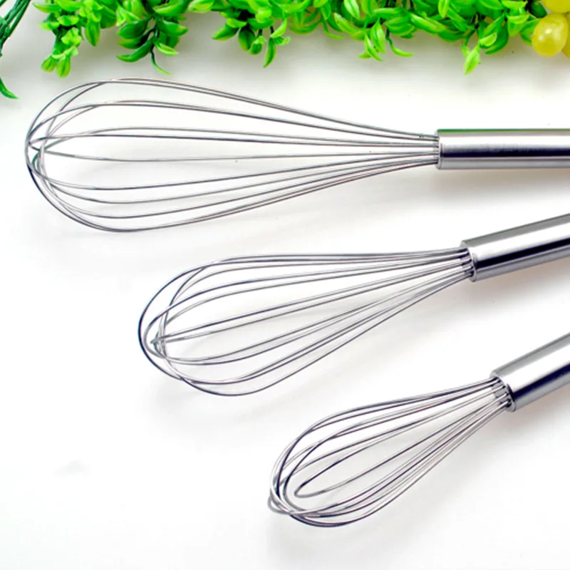 Венчик ручной с шариками из нержавеющей стали миксер для взбивания яиц кухонная