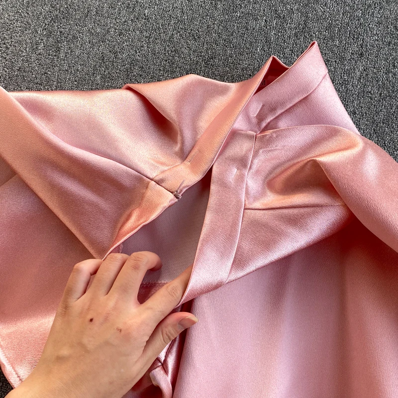 

Stylish Sexy Mesh Sleeve Patchwork Bowknot Short Top and Mini Skirt Type Ruffled Wide Leg Shorts Casual SetsTN023