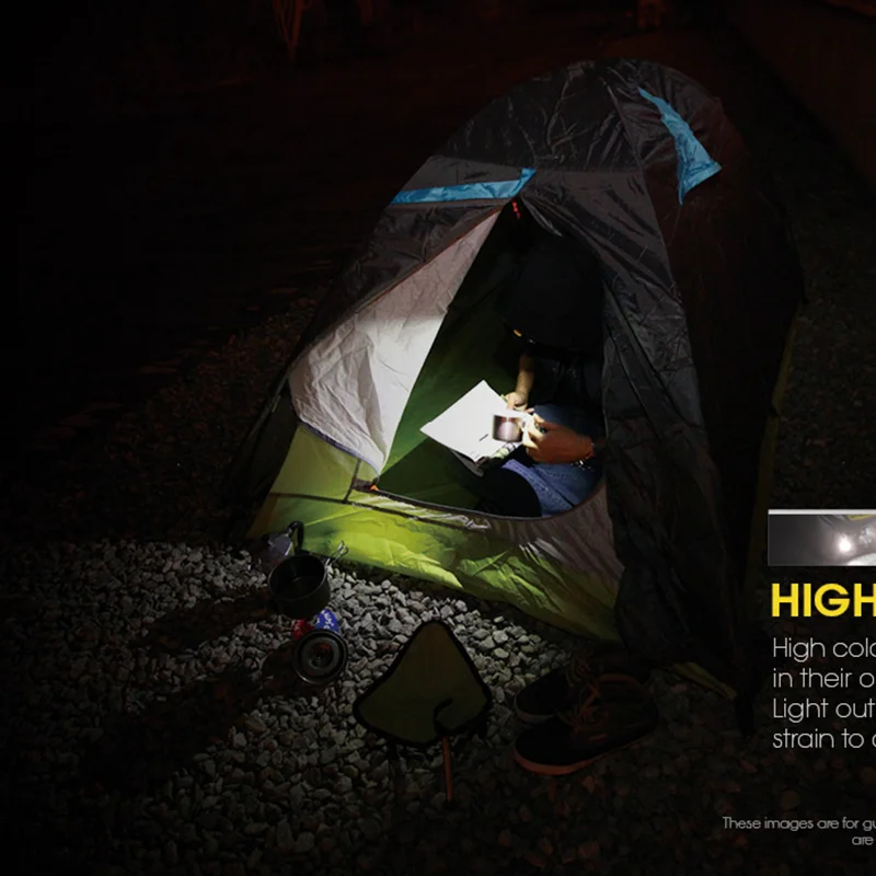 Налобный фонарь Nitecore NU32 сверхъяркий перезаряжаемый аккумулятор 550 люмен высокая