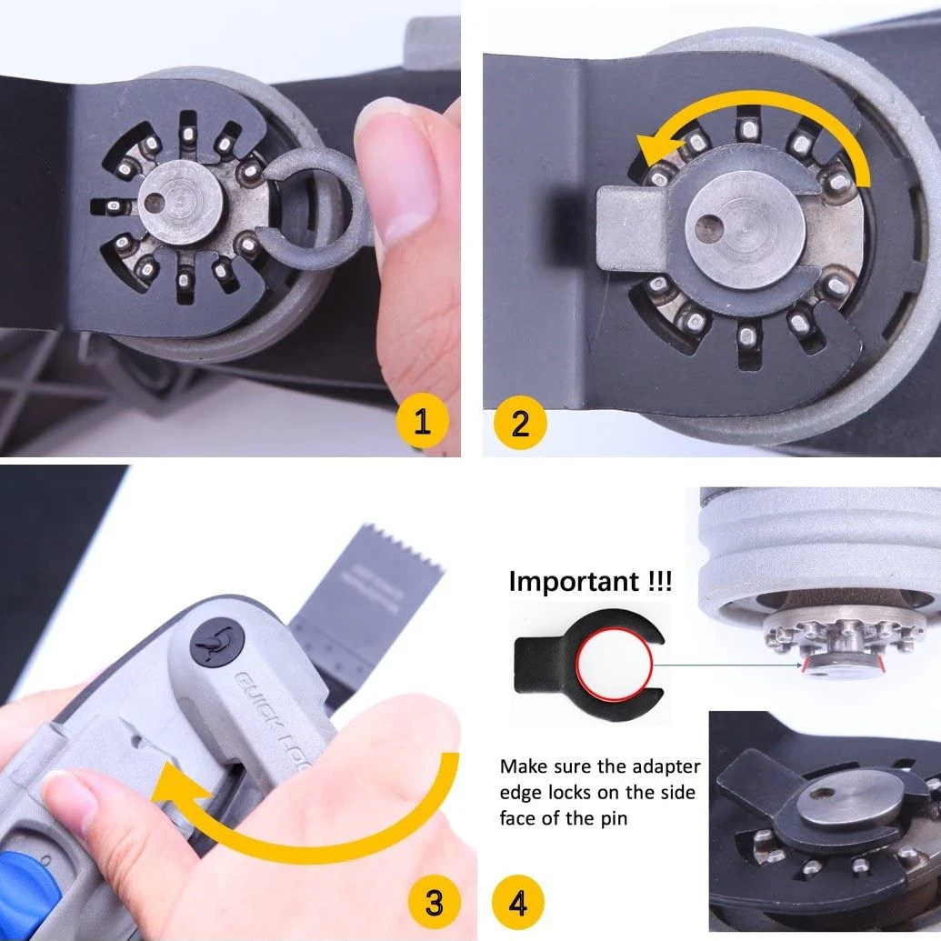 EZARC 3 Pcs Oscillating Tool Blades Carbide Multitool Saw for Hard Material Hardened Metal Nails Bolts and Screws | Инструменты