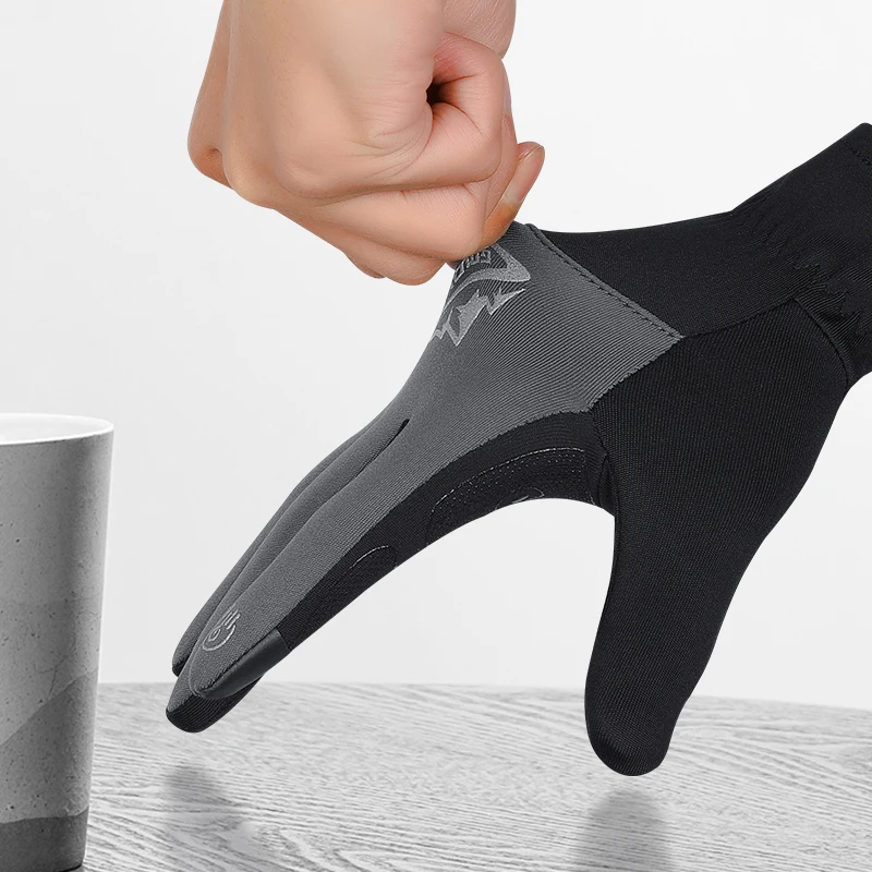 Handschoenen Fiets зимние велосипедные перчатки полная поддержка пальцев Сенсорный