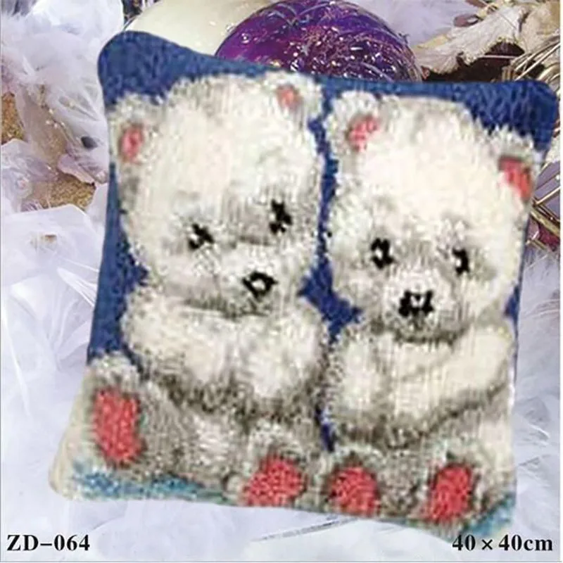 Наволочка с вышивкой защелкой набор ковров гобелен животными Набор подушек