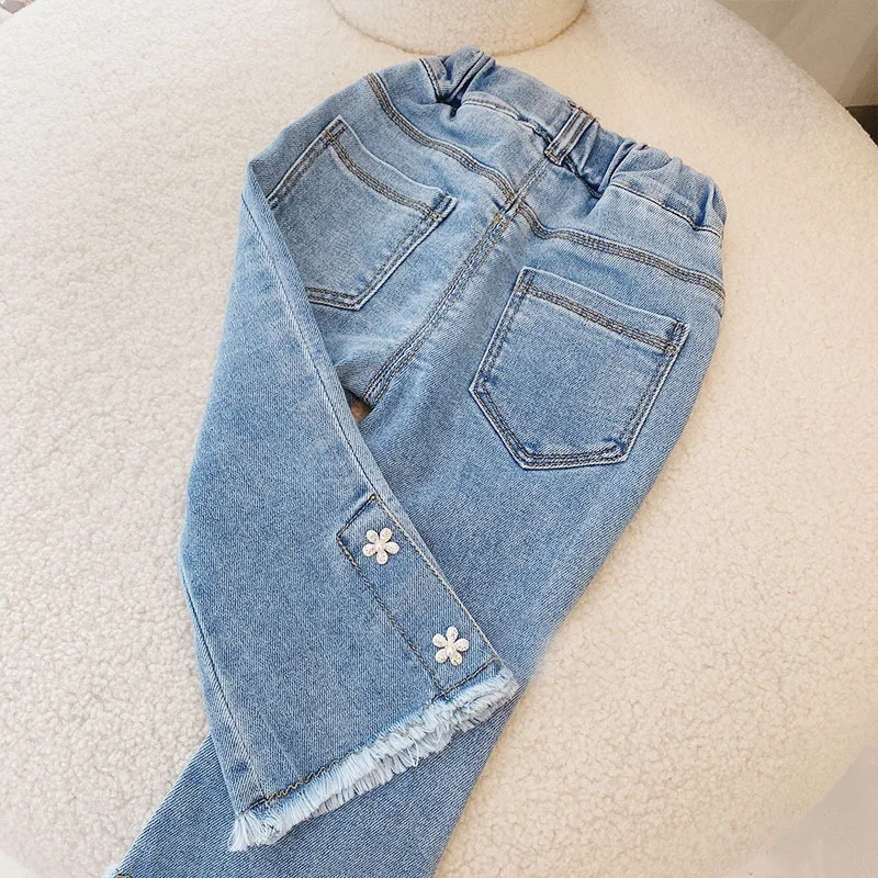 

Baby Girl Jeans Kids Denim Pants Girls Spring Clothes Children Spring Trousers Girls Jeans Pants Fashion Children Clothing