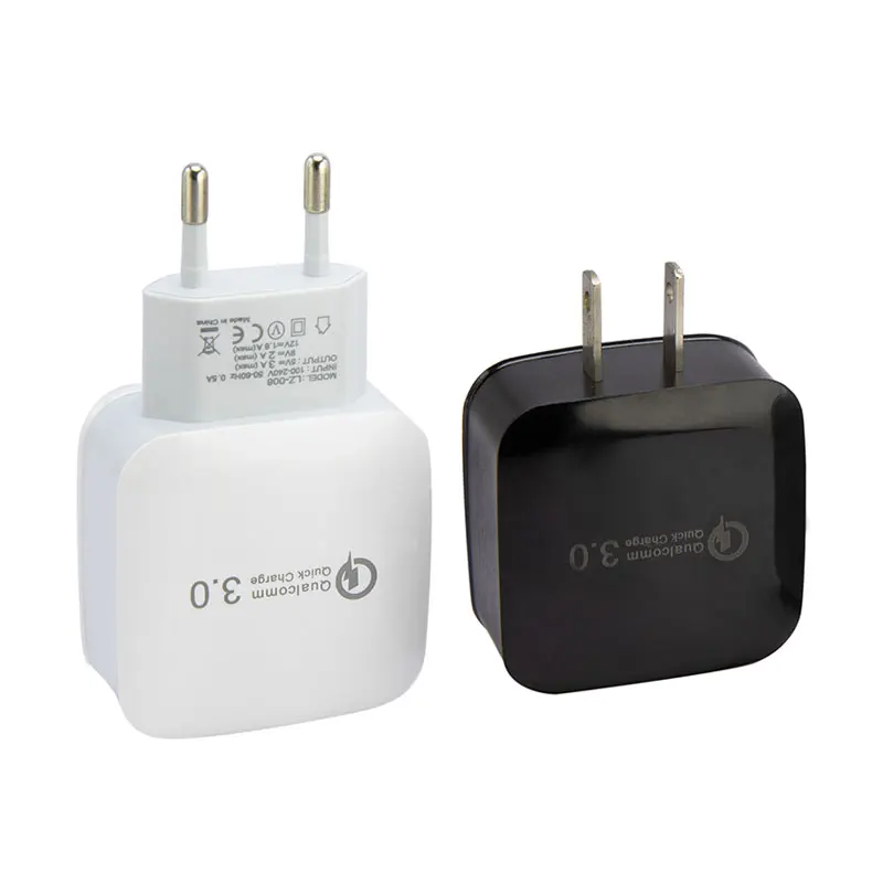 Мобильный телефон зарядное устройство QC 3 0 18 Вт быстрая зарядка изготовлено из