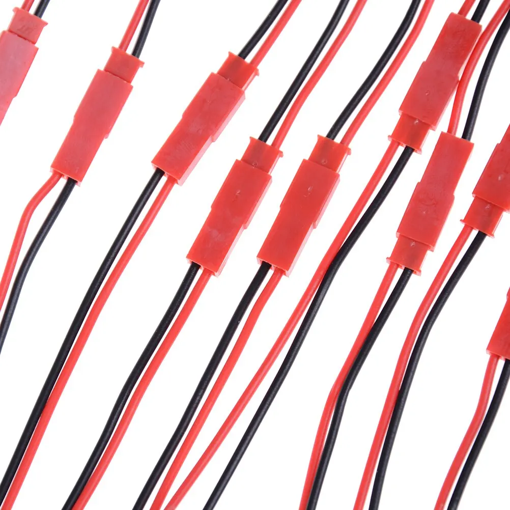 

10 пар 2 Pin JST 100 мм шаг 2,54 мм штекер и гнездо провода разъем кабеля для DIY RC модели Battry