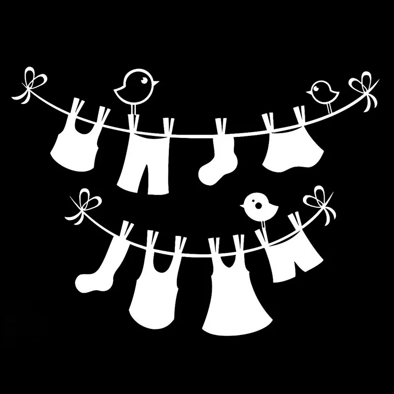 

16.1cm*11.8cm Cartoon Birds Fashion Decor Motorcycle Decal Vinyl Car Sticker