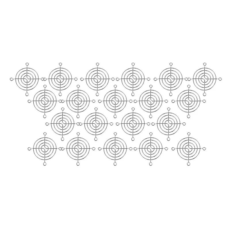 20 серебристого цвета металлическая решетка для защиты пальцев квадрокоптера с