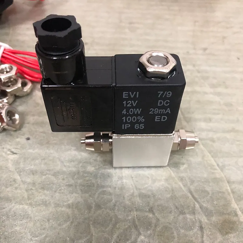 Соленоидный клапан DC12V и разъем 6 мм для Arduino высокоскоростной фотографии капли воды