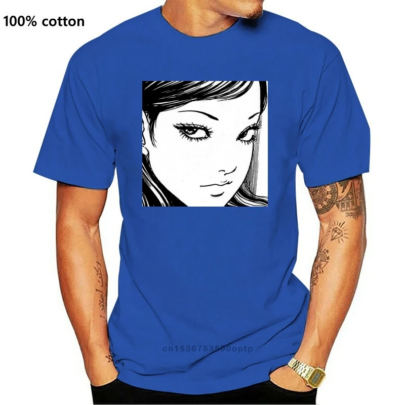 

New 2021est Men Tshirt Punk Tops Tomie Junji Ito Uzumaki Manga Anime Guro Japan Japanese Suehiro Maruo Cotton T Shirt