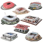 3D головоломка для футбольного стадиона, сборные игрушки для творчества, обучающая Европейская футбольная площадка, модель, классические головоломки