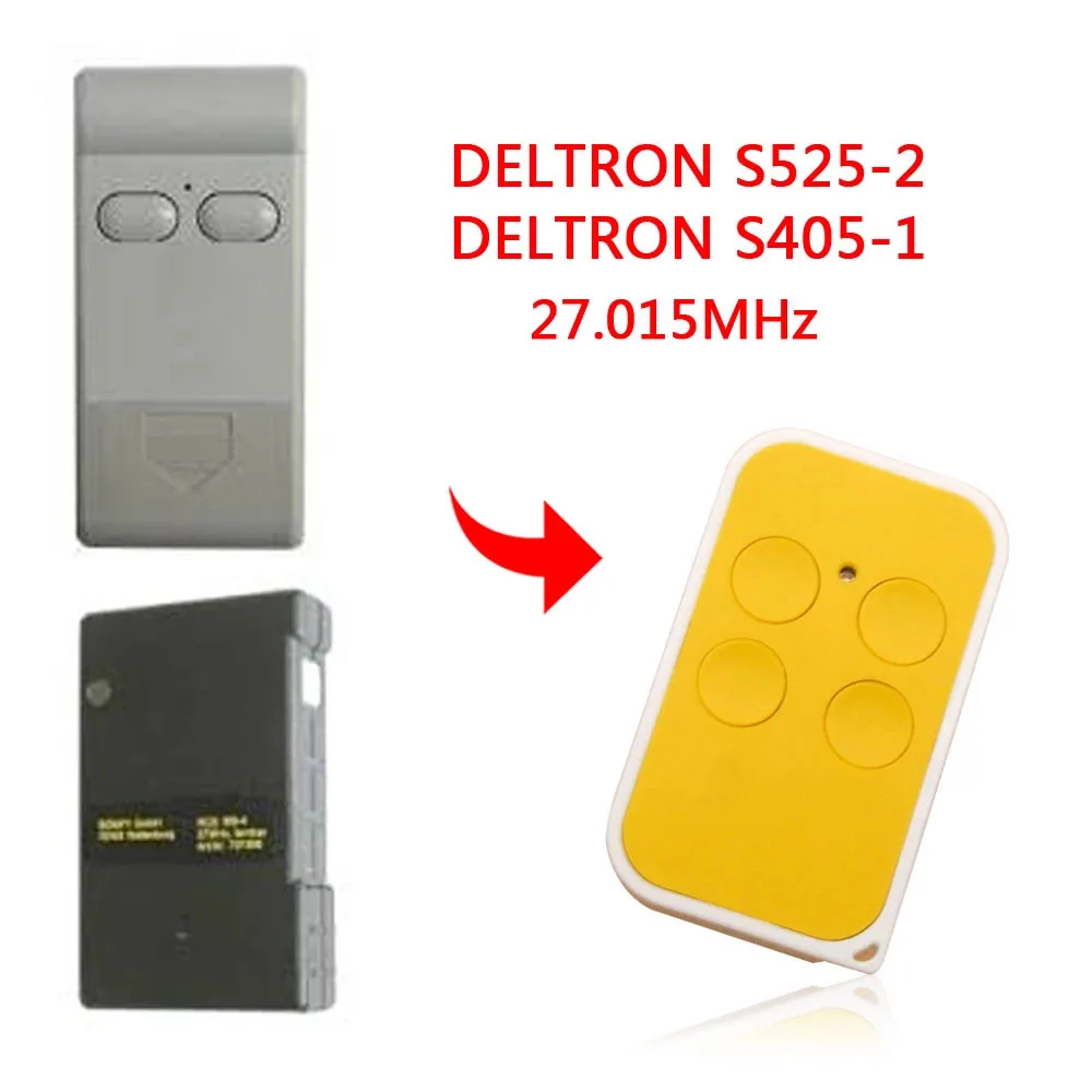 

DELTRON S525-2 S405-1 Remote Control 27.015MHz Cloning Garage Door DELTRON S525-2 S405-1 Remote