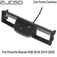 car front view parking logo camera night vision positive waterproof for porsche macan 95b 2018 2019 2020