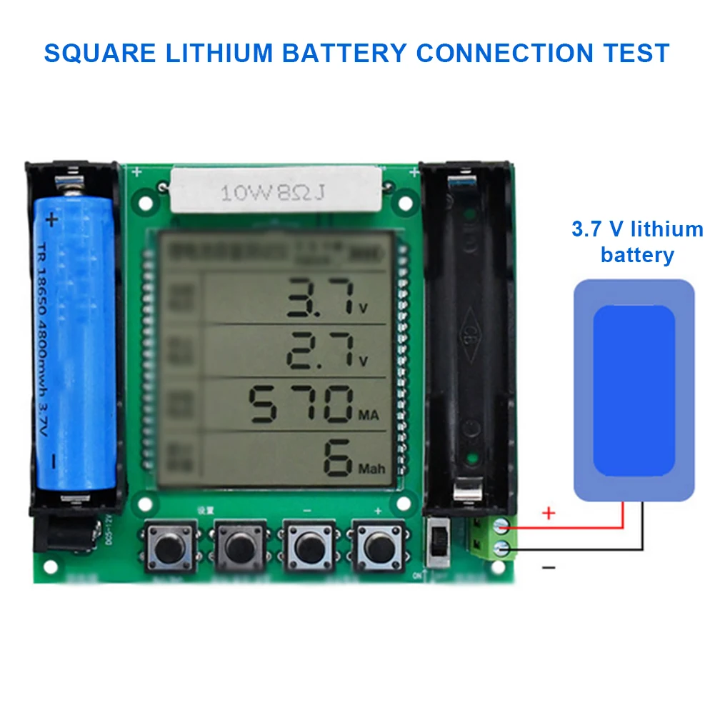 

XH-M239 Lithium Battery 18650 True Capacity Tester Module MaH/MwH Digital Measurement High Precision Discharge Capacity Meter