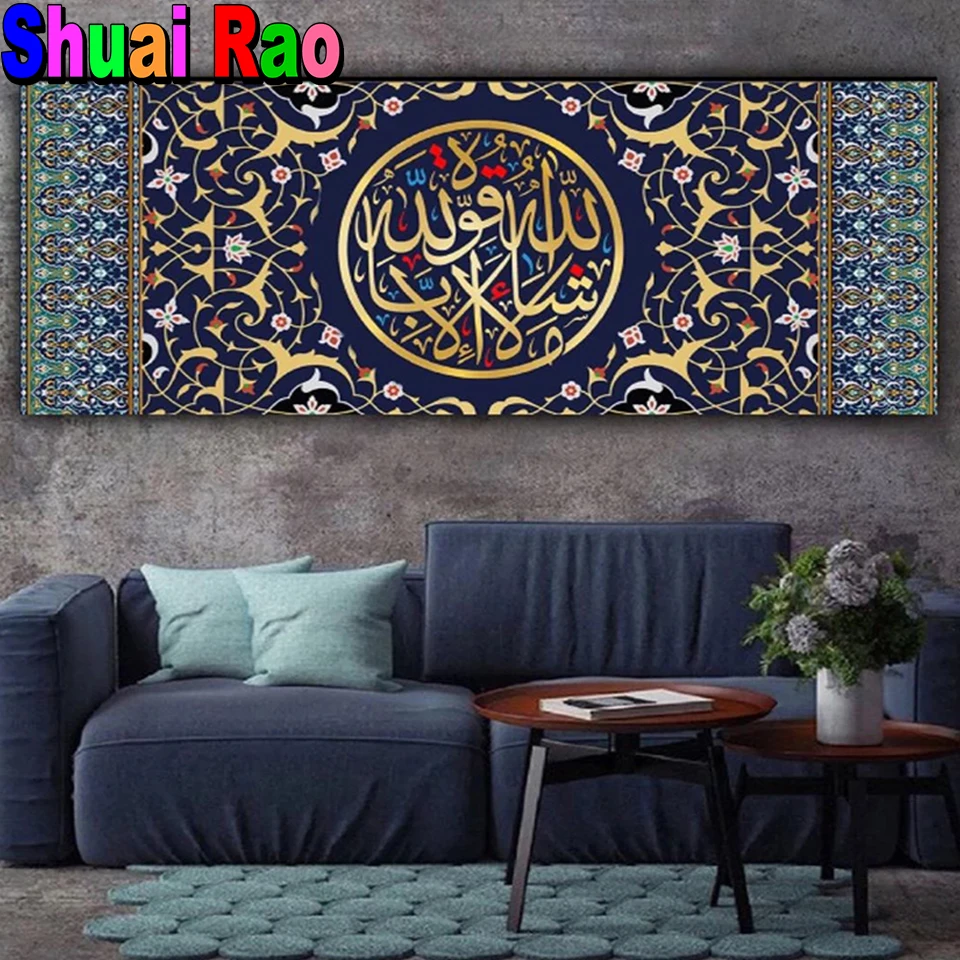 

Большая Алмазная 5d картина «сделай сам», полноразмерная/круглая вышивка с изображением женщины-русалки, мозаика для вышивки крестиком, с ри...