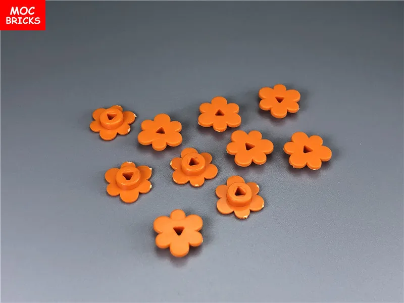 200 шт./лот MOC кирпичи сделай сам растительный цветок маленький стебель подходит