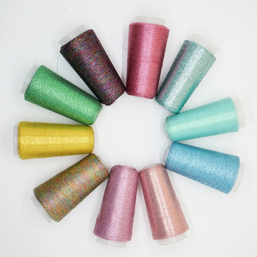 50 г/шар 2000 метров металлическая шелковая нить цвет золото тонкая пряжа для