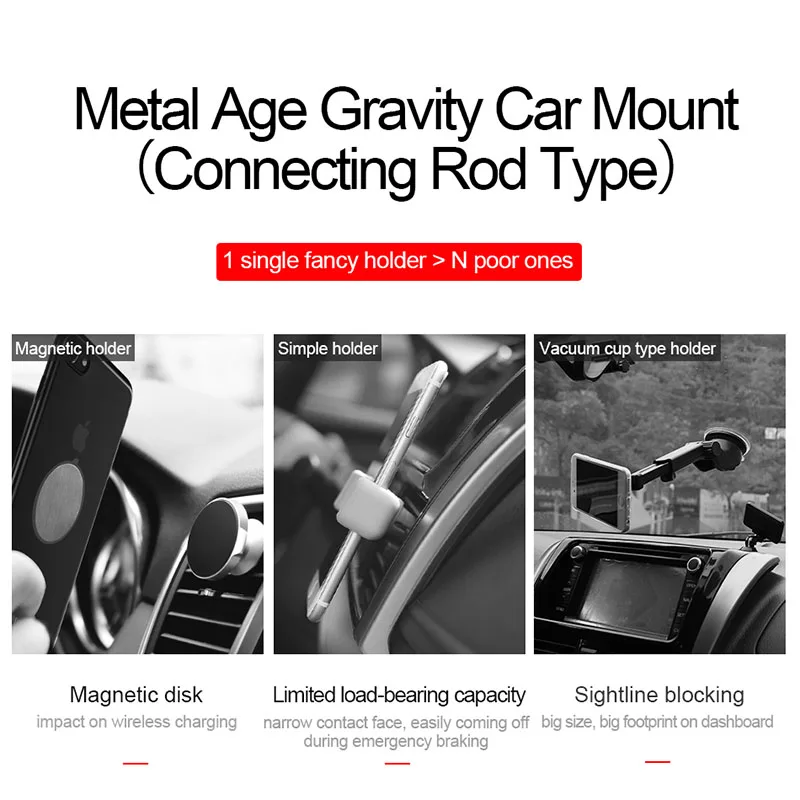 baseus gravity car phone holder for iphone 11 pro max samsung car mount holder for phone in car cell mobile phone holder stand free global shipping