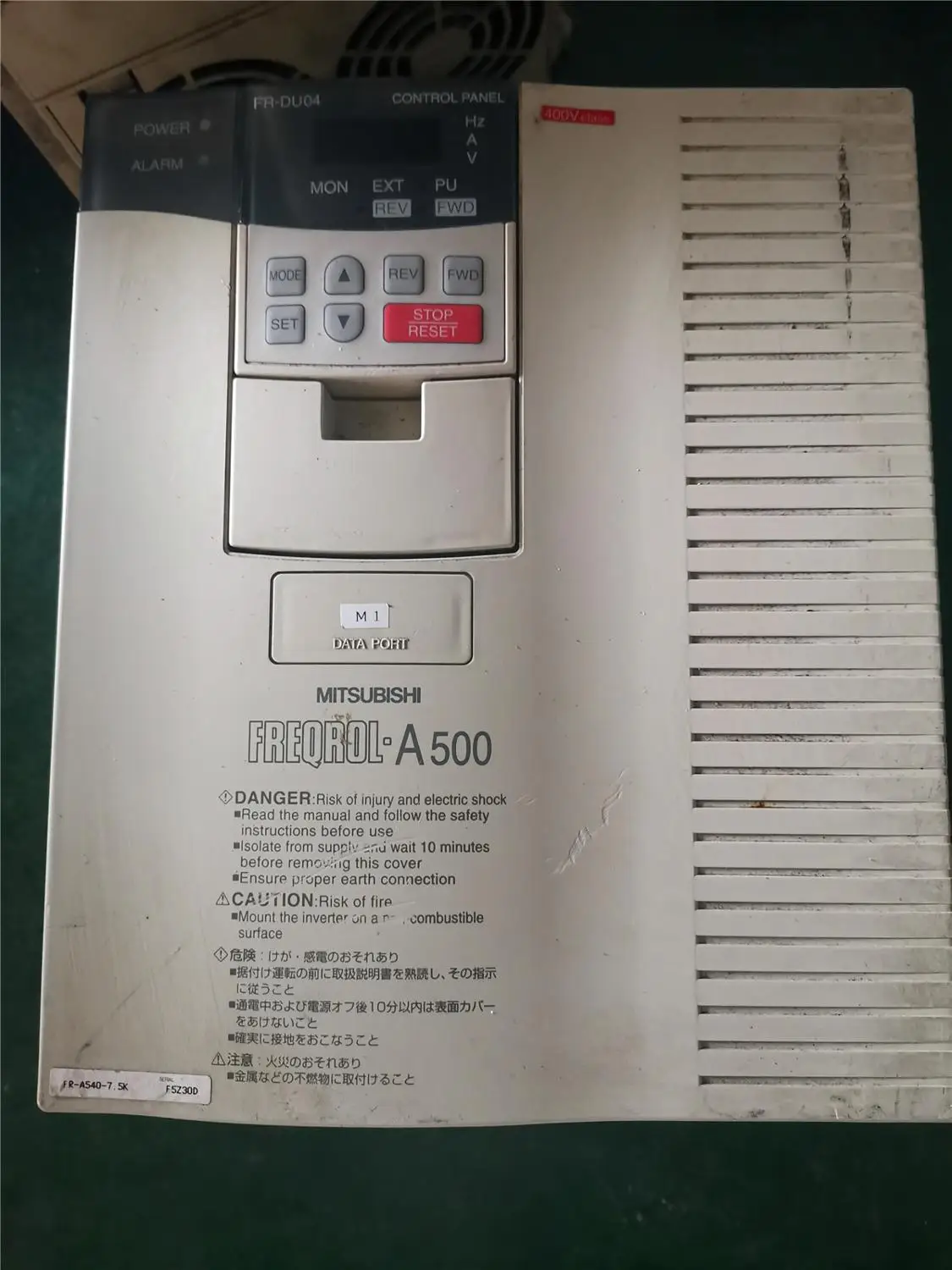 

FR-A540-7.5K-CH 7.5KW 380V inverter , used one , 90% appearance new , test goods , free shipping