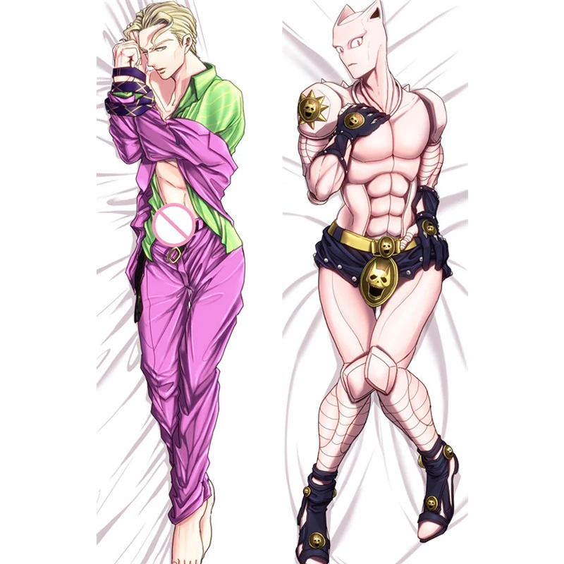 Наволочка с принтом Джоджо но Кимио на тело невероятные приключения Иосиф и