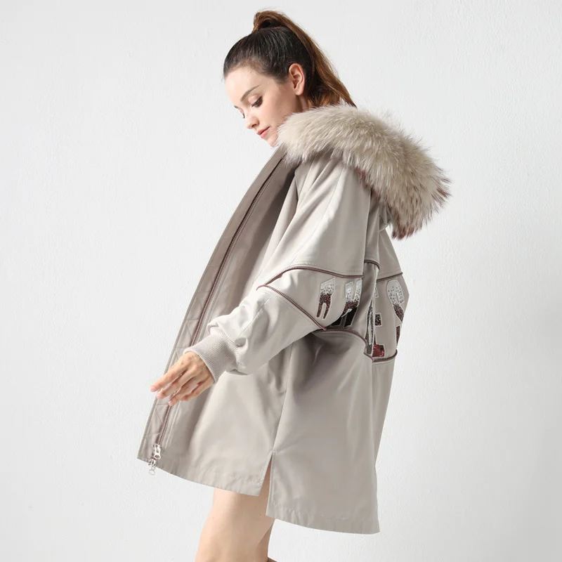 

Fashion School Overcomes the Trend of Women's Middle and Long Fur Coat 2021 New Winter Clothes Thickened Korean Fur One-pie