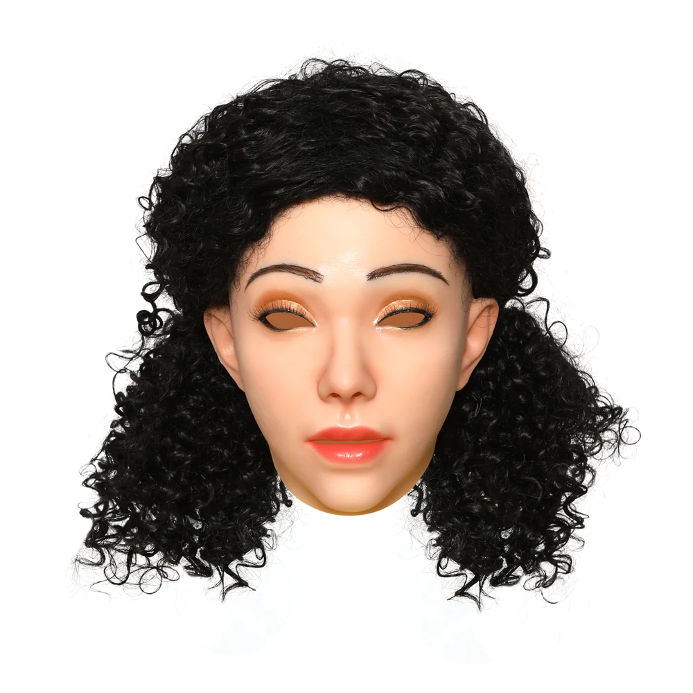 Маска для лица KUMIHO Kath Реалистичная мягкая силиконовая женская маска маскарада на