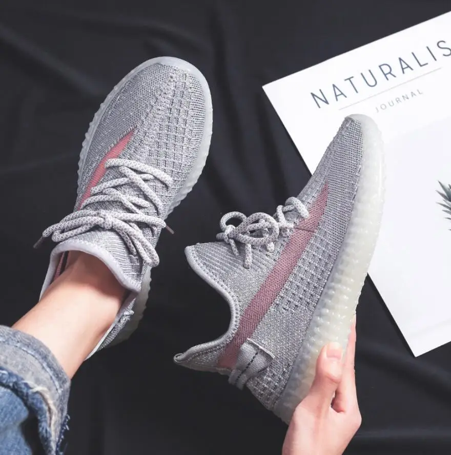 

2021 Spring Summer New Women Girl Fashion Breathable Air Mesh Sport Casual Shoes Sneakers Woman Jogging Shoes Loafers