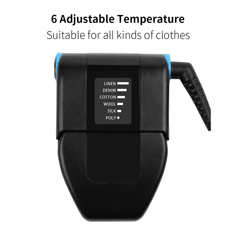 Складной Утюг с нагревательным прессом для одежды 6 режимов хлопка/шерсти/шелка