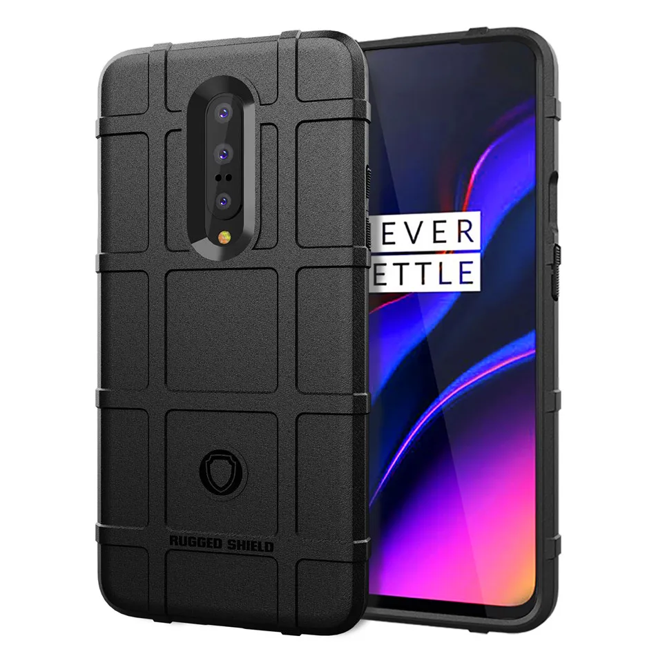 

2020 Rugged Shield Silicone Case For Oneplus 7 8 Pro 6 6T 7T Cases One Plus Armor Phone Cover Oneplus 8T+ Plus 5G Case OnePlus6