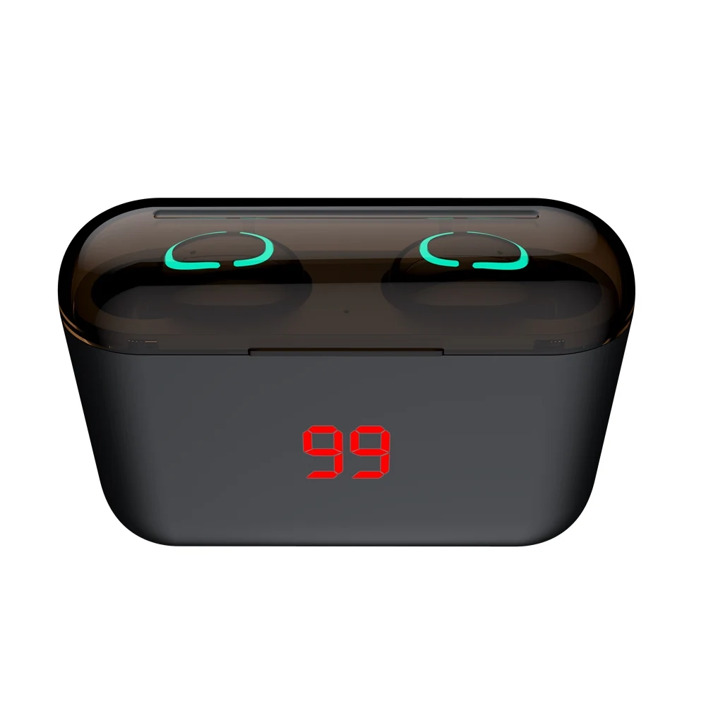 Bluetooth наушники, беспроводные наушники, Bluetooth гарнитура, игровые беспроводные наушники, водонепроницаемые с микрофоном, 1500 мАч, зарядное устройство