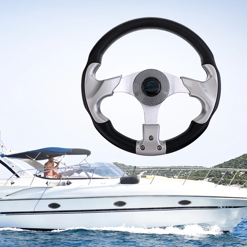 315mm Marine Steering Wheel For 3/4' Tapered Shaft Non-directional 3 Spoke for Vessel Yacht Boat Part Accessories | Автомобили и