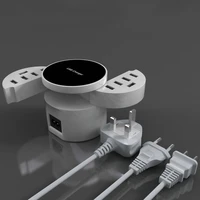 universal 10 usb ports charger smart us eu uk 1 5m extension cable socket travel ac power adapter socket wall charger for phone