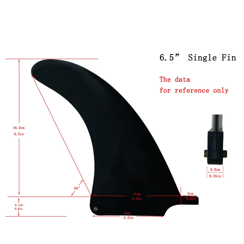 Тонкие плавники 6 5 длины для серфинга стоячие весло|stand paddle|stand up paddlesingle fin |