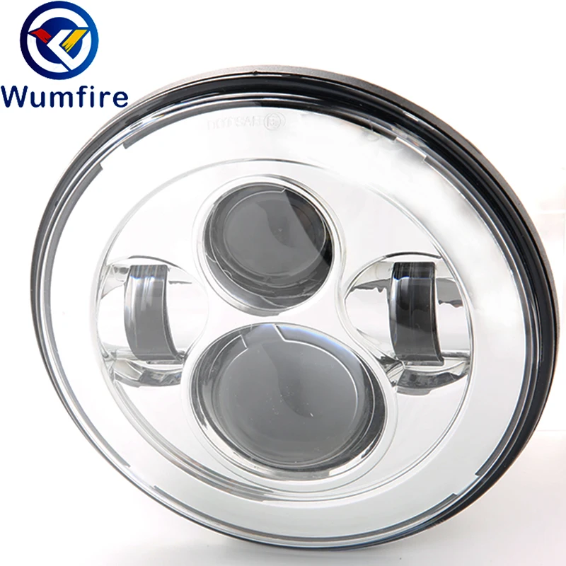 7&quot LED Headlights Halo Angle Eyes For Jeep Wrangler JK LJ TJ Projector Land Rover Defender | Автомобили и мотоциклы