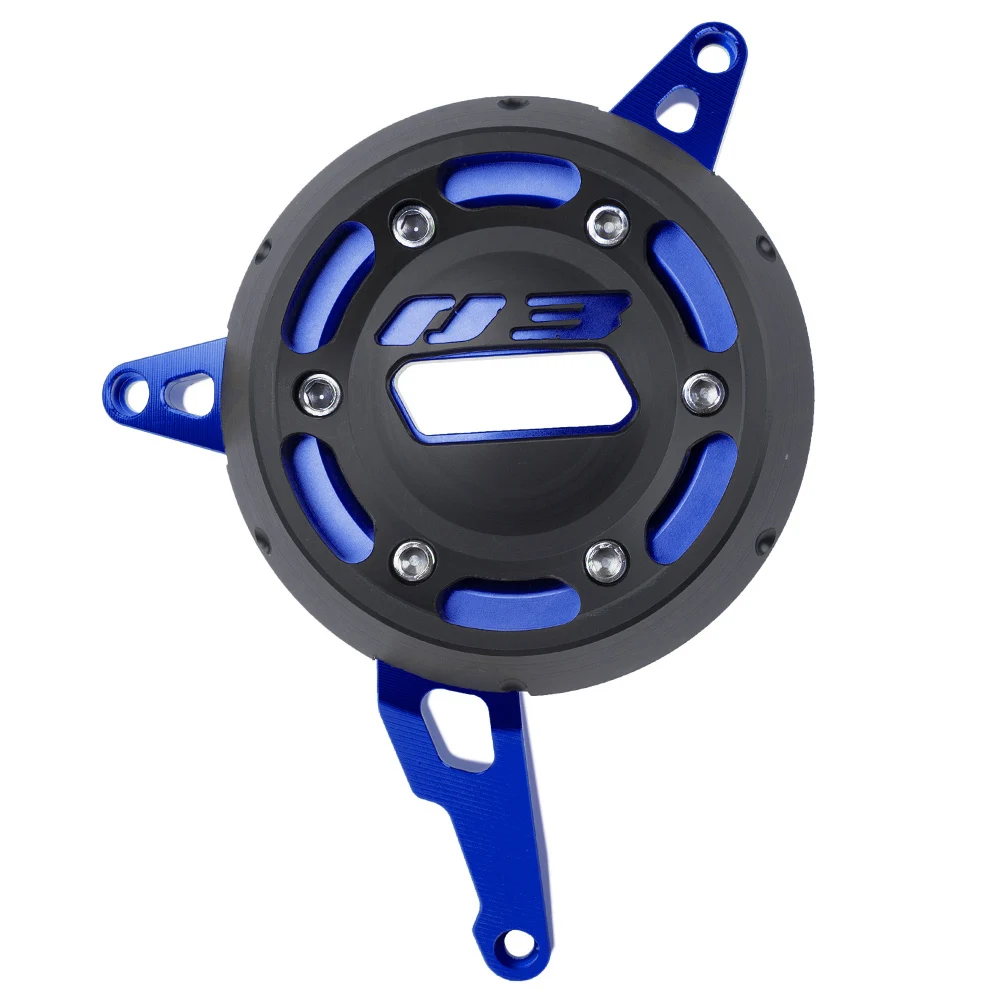 Blue (03 Logo) CNC крышка статора двигателя защита двигателя правая сторона защитная крышка для- Yamaha YZF-R3 YZF R3 R25 MT 03 MT03 - Цвет: Blue (03 Logo)