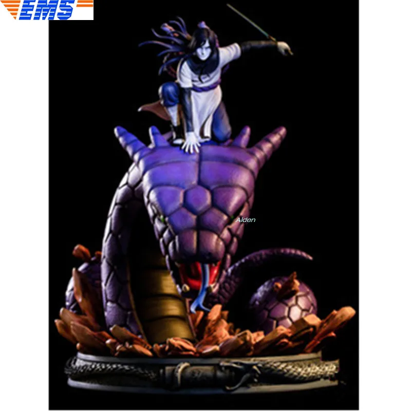 2" Статуя Наруто Akatsuki бюст огненная нация полноразмерный портрет Orochimaru GK Коллекционная модель игрушки коробка 50 см Z2826