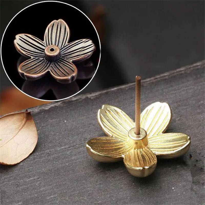 Сакура ладан горелка металлическая подставка для ароматических палочек Чайный