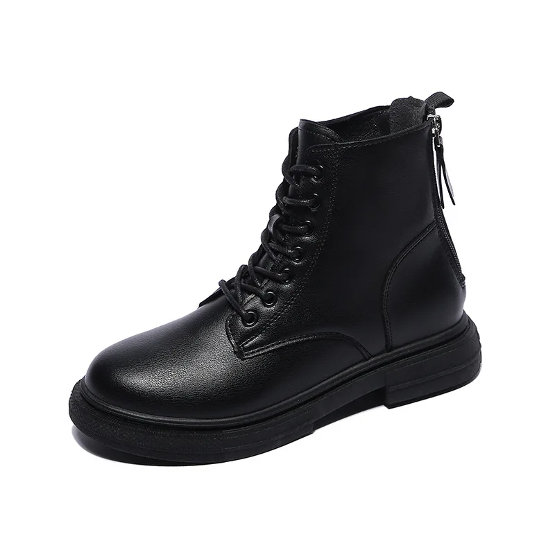 

Winter Woman All match Ankle Boots Fashion Thickened Warmth Martin Boots Women Warm Cotton Boots Zapatos De Mujer