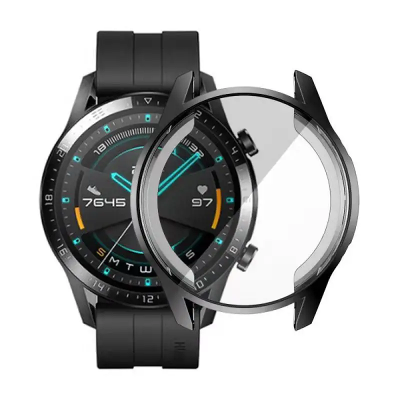 Защитный чехол для Huawei watch GT 2 46 мм мягкий ТПУ с полным экраном Gt защитный часов