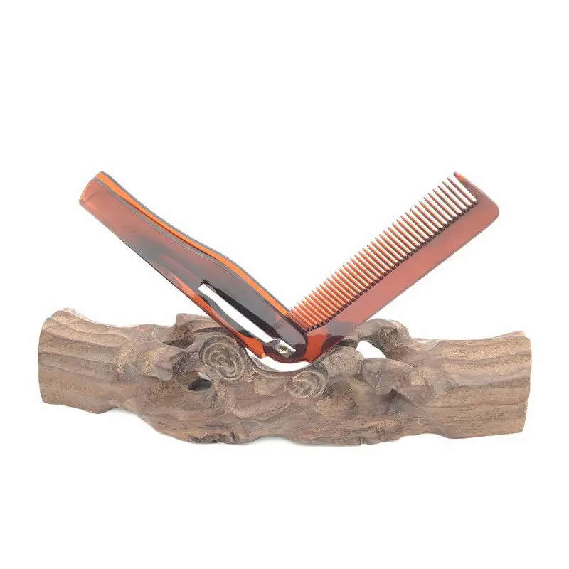 

1Set olding Pocket Clip Hair Moustache Beard Comb