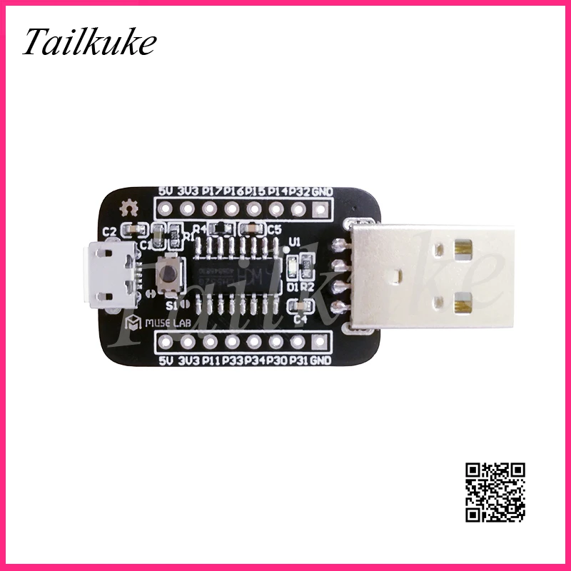 Макетная плата/основная плата CH552G 51 USB микроконтроллер CH551G / CH554G Wch|Запчасти для