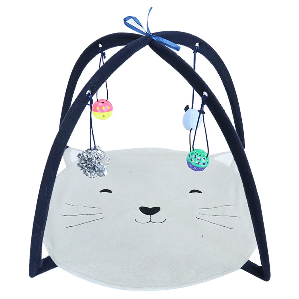 Игровой коврик для кошек портативный складной интерактивный домик забавная