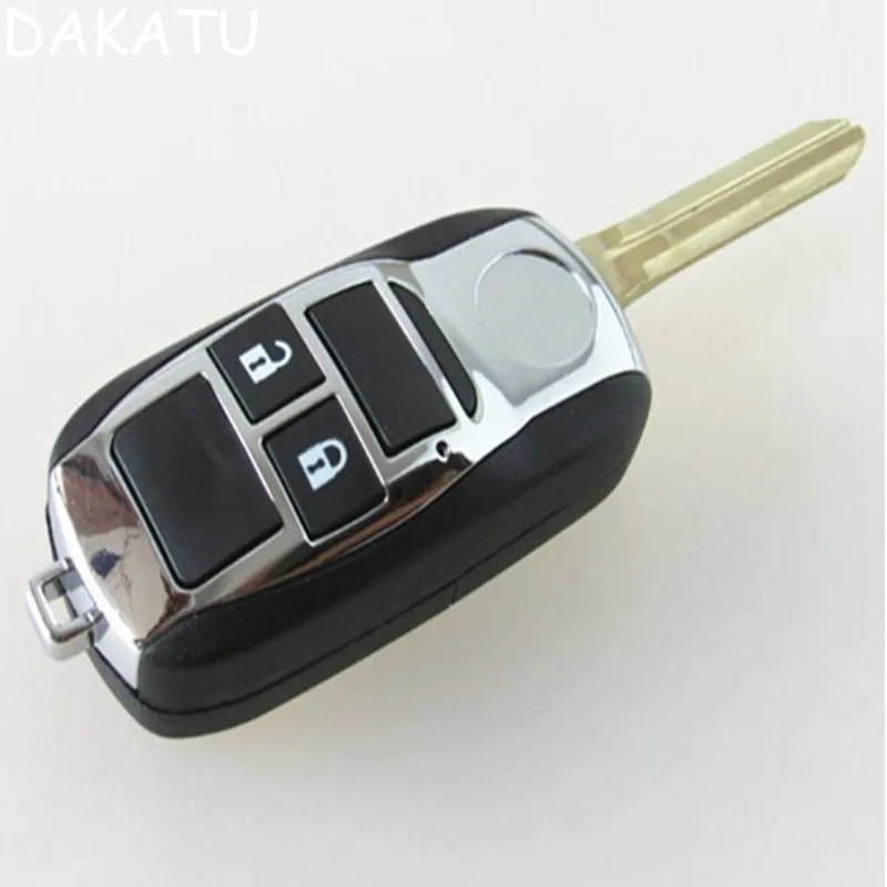 

DAKATU Modified Flip Folding Remote Key Shell Fob For Toyota RAV4 Corolla Camry Avalon Echo Avensis Tarago Prado 2 Buttons