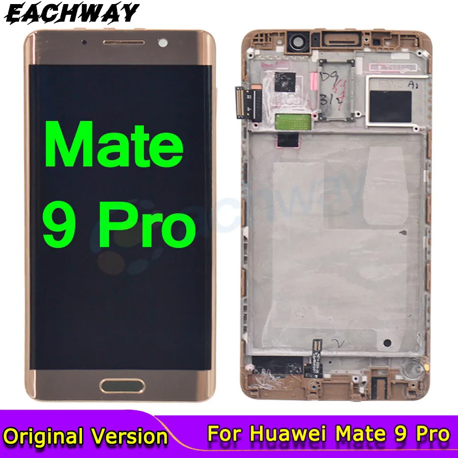 ЖК-дисплей для Huawei Mate 9 Pro с сенсорным экраном и дигитайзером в сборе рамкой замены