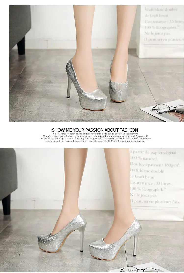 Feiyitu/новые туфли на каблуке из змеиной кожи пикантные Клубные туфли на высоком каблуке 12 см женские туфли-лодочки большой размер 40