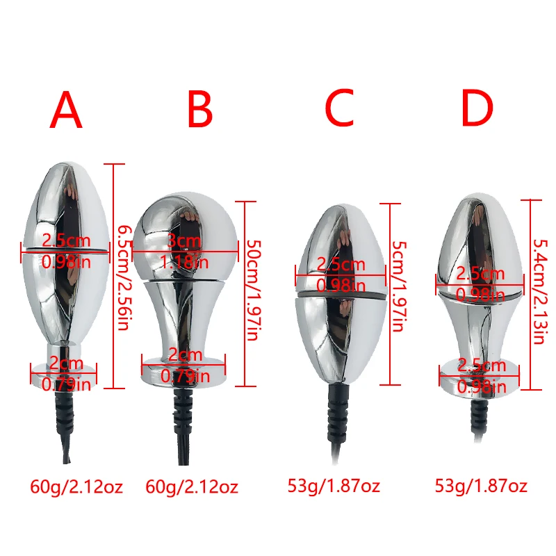 Анальный электрического импульса пробка для стимуляции БДСМ Электрический